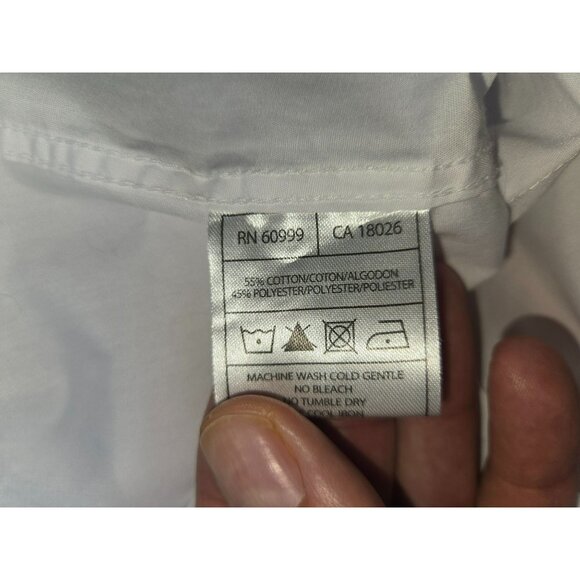 Texas Longhorn Antigua White Dress Shirt Large - Picture 6 of 9